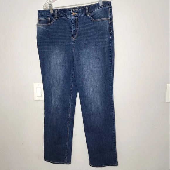 Chico's Denim - Chico's so lifting slim leg highrise jeans size 12 short 12P